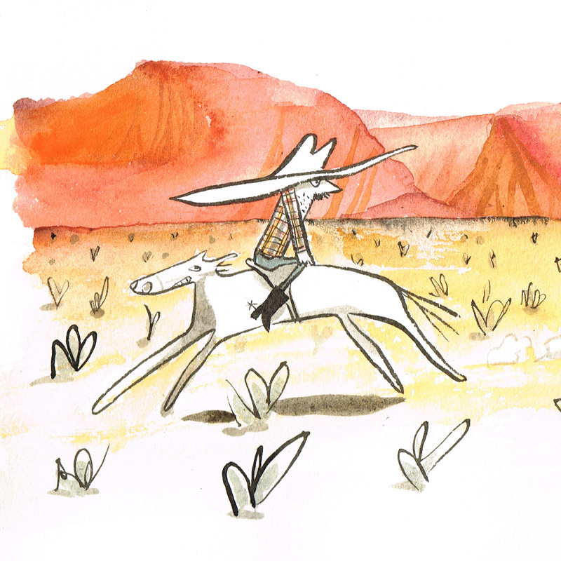 Cheval sans rétroviseur