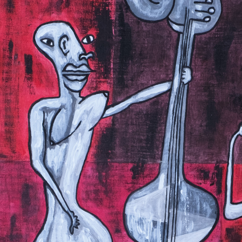Femme au violoncelle